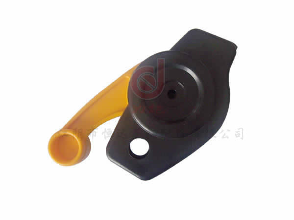 Trimmer tensioner pulley line of control switch